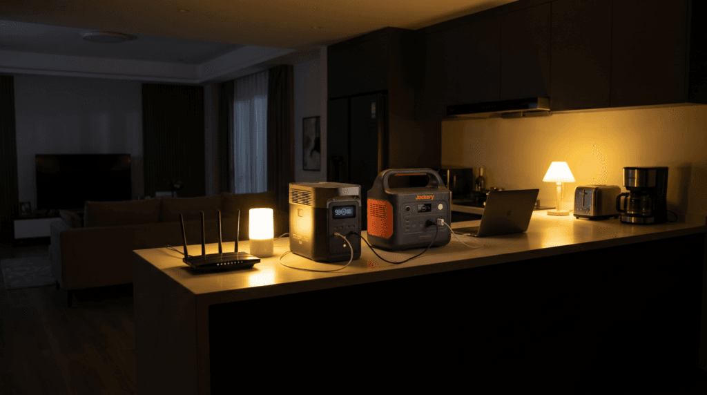 EcoFlow Delta 2 vs Jackery Explorer 1000 v2 in a home backup setup