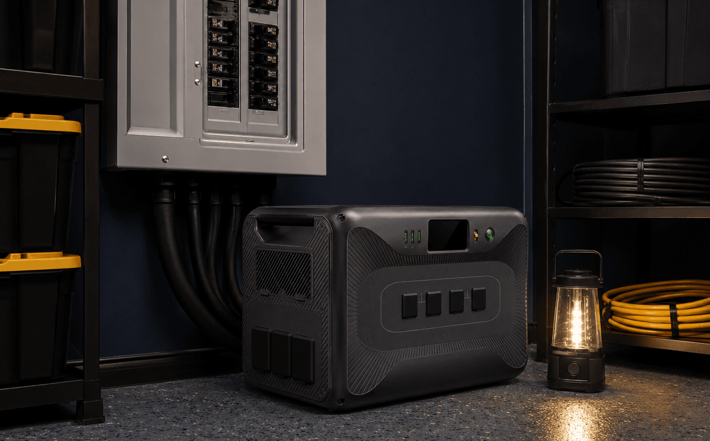 BLUETTI Apex 300 review home backup power station setup