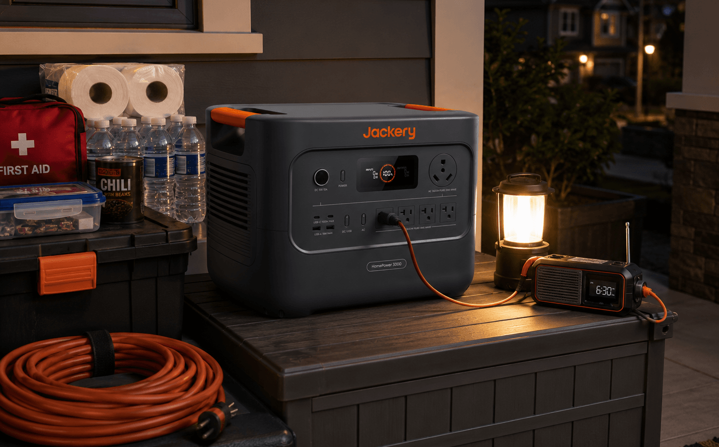 Jackery HomePower 3000 review patio emergency backup setup
