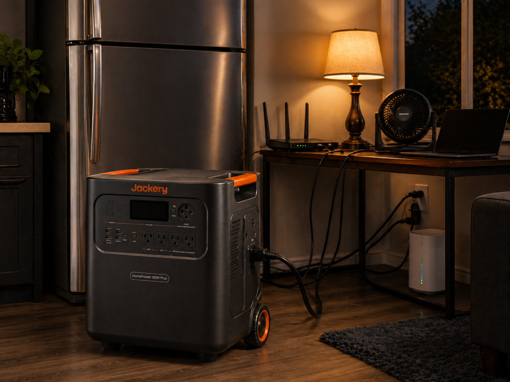 Jackery HomePower 3600 Plus review home outage backup setup