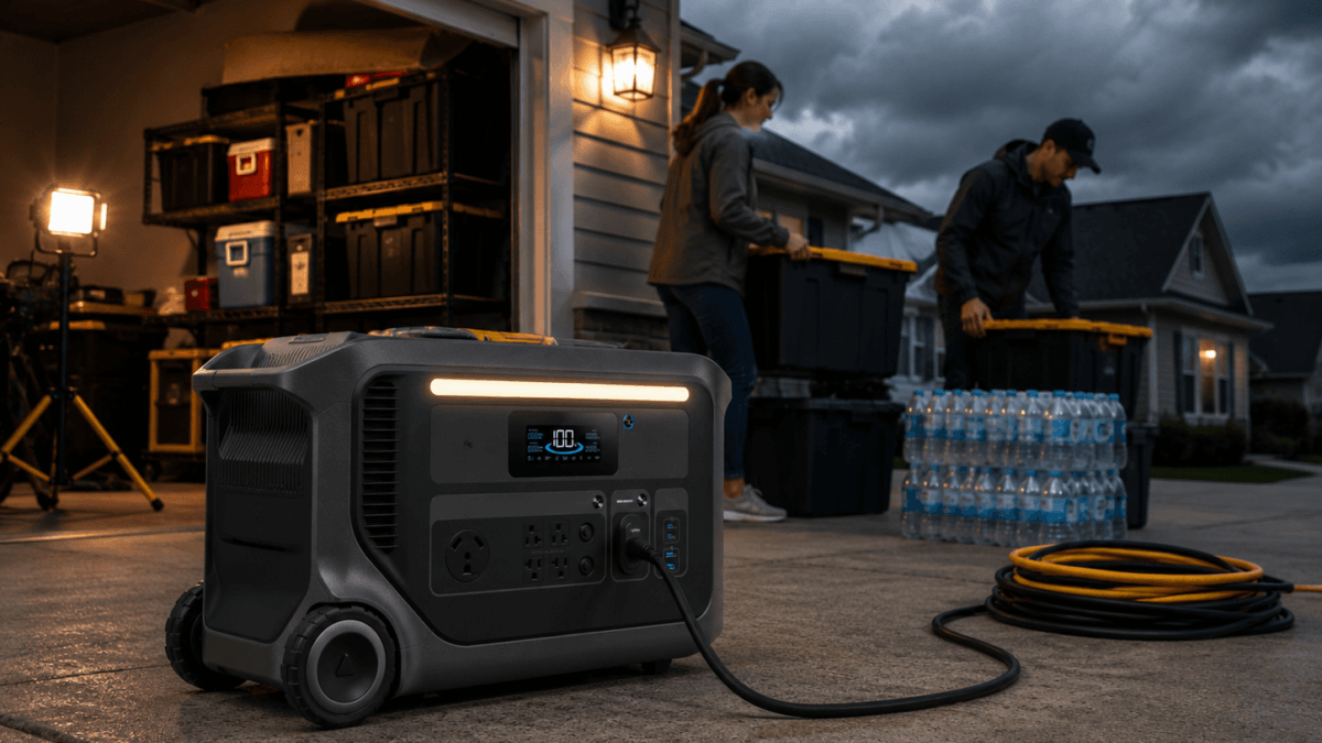 anker solix f3000 review outdoor storm prep power station setup