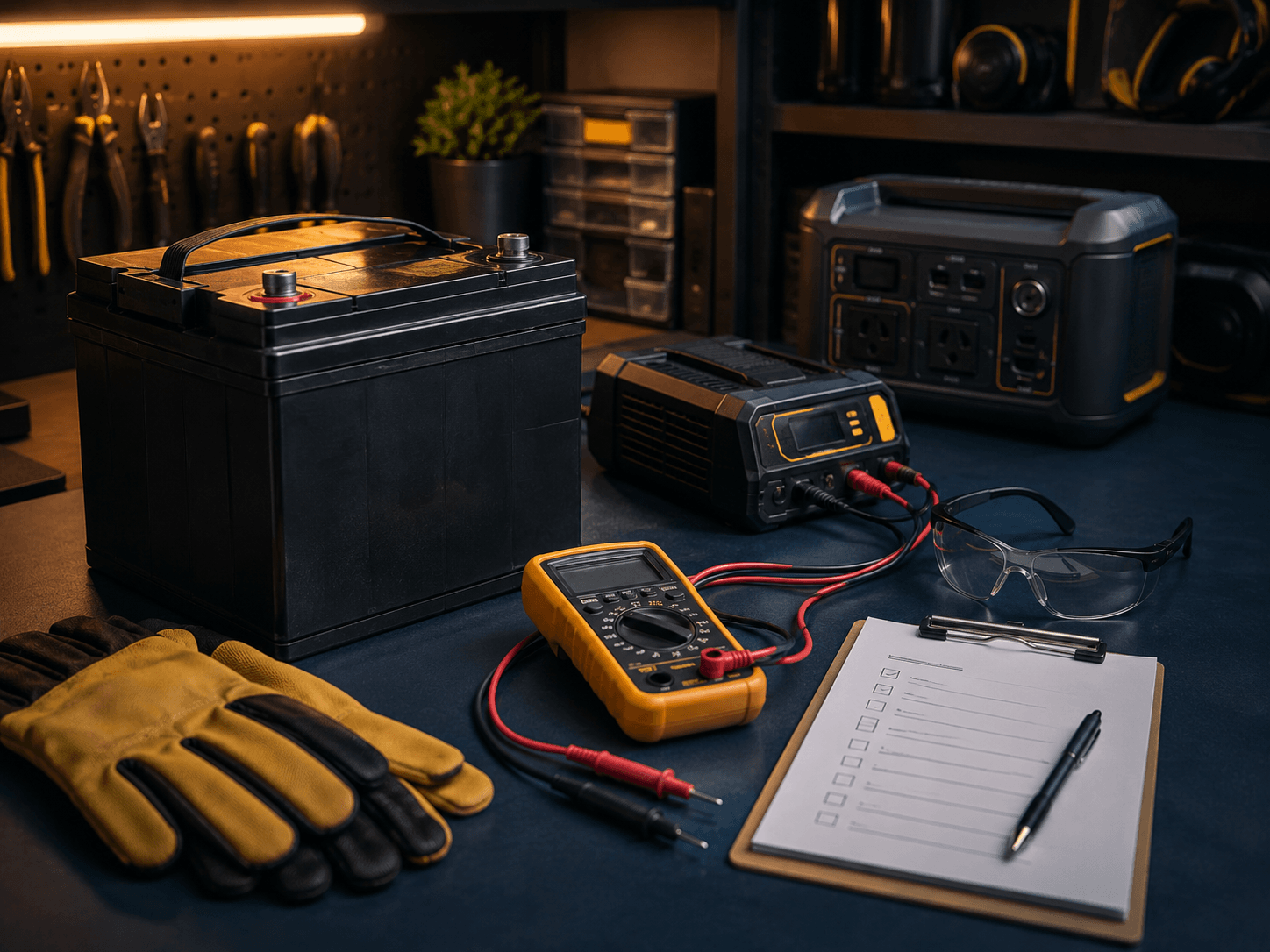Battery reconditioning for backup power safety setup