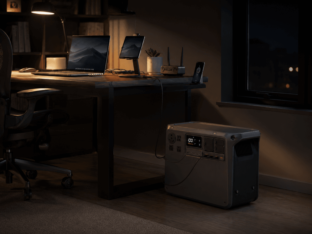 DJI Power 2000 review home office blackout backup setup