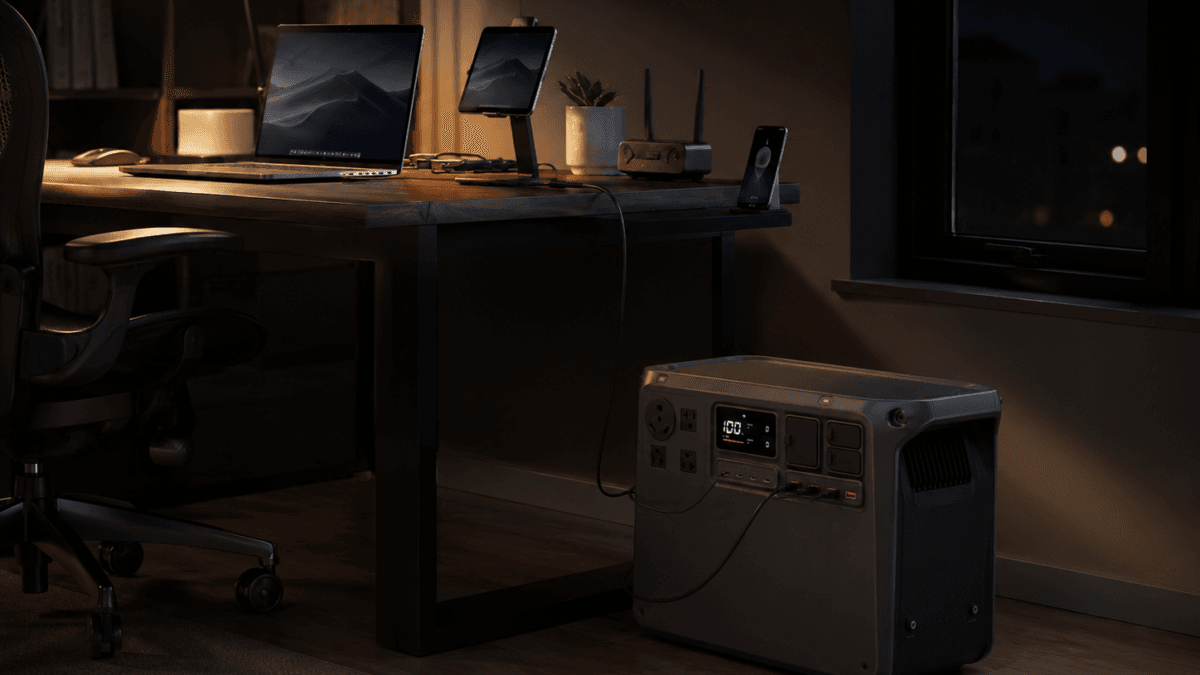 DJI Power 2000 review home office blackout backup setup