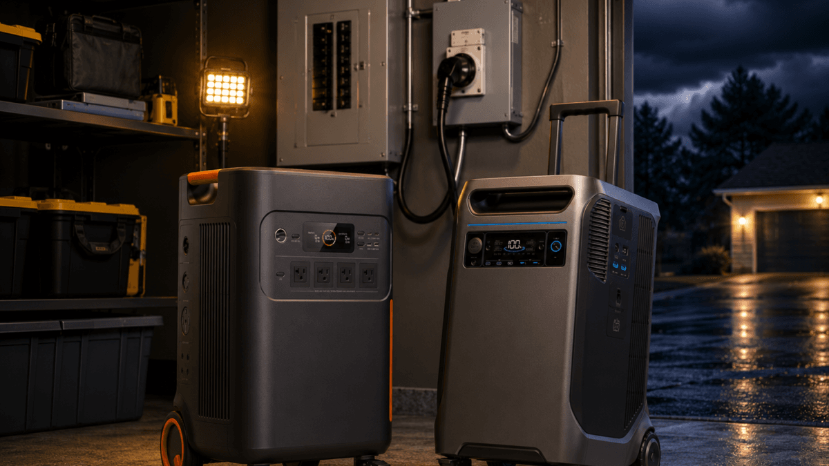 Jackery 5000 Plus vs Anker F3800 Plus home backup power station comparison