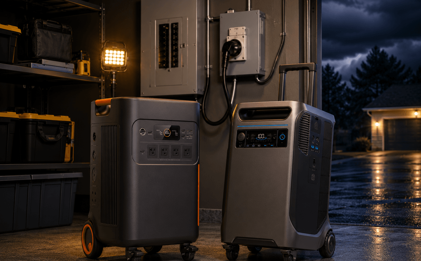 Jackery 5000 Plus vs Anker F3800 Plus home backup power station comparison