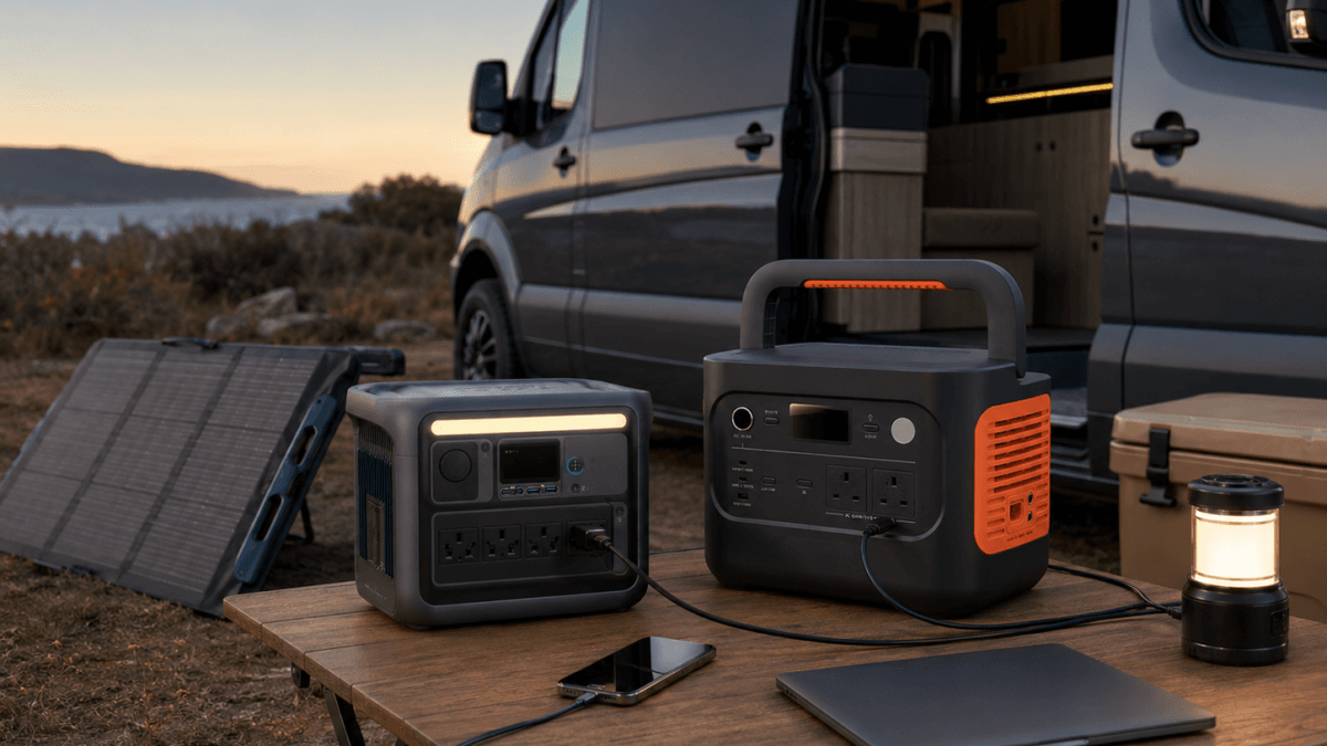 Anker SOLIX C1000 Gen 2 vs Jackery Explorer 1000 v2 portable power station comparison for camping and short outages