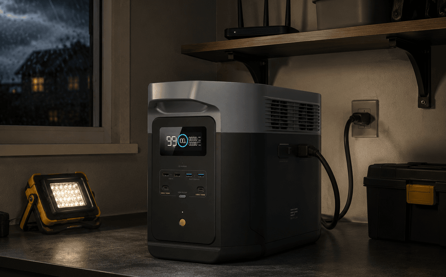 EcoFlow DELTA 2 Max review home backup setup