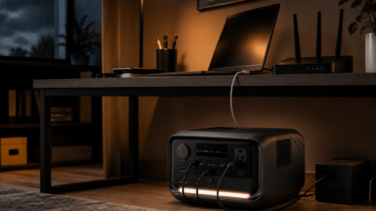 EcoFlow RIVER 3 Plus review home office backup power setup