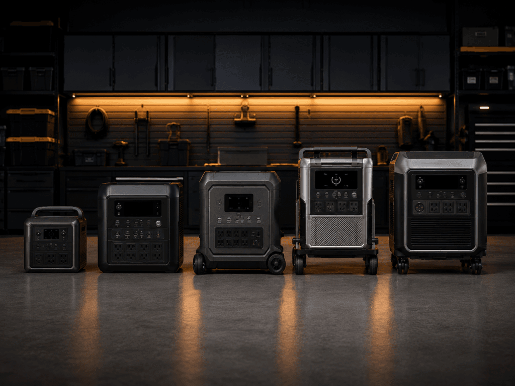 best portable power station for RV boondocking solar campsite comparison of Anker SOLIX EcoFlow BLUETTI Goal Zero and Jackery