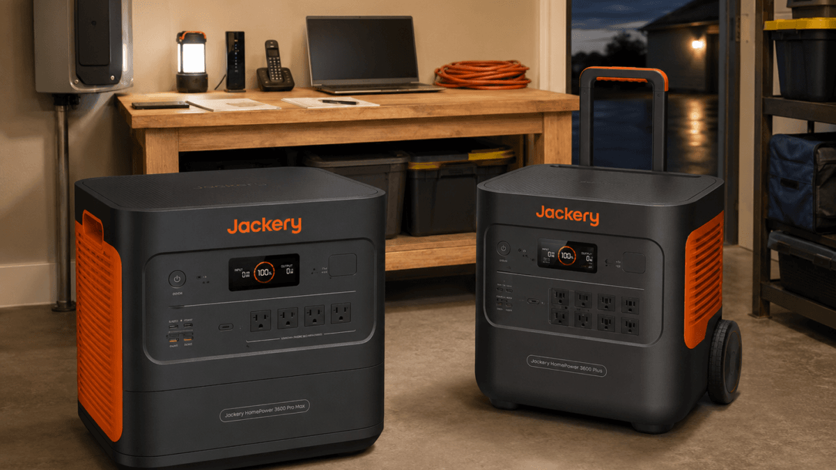 HomePower 3600 Pro Max vs 3600 Plus in a planned home backup comparison setting.
