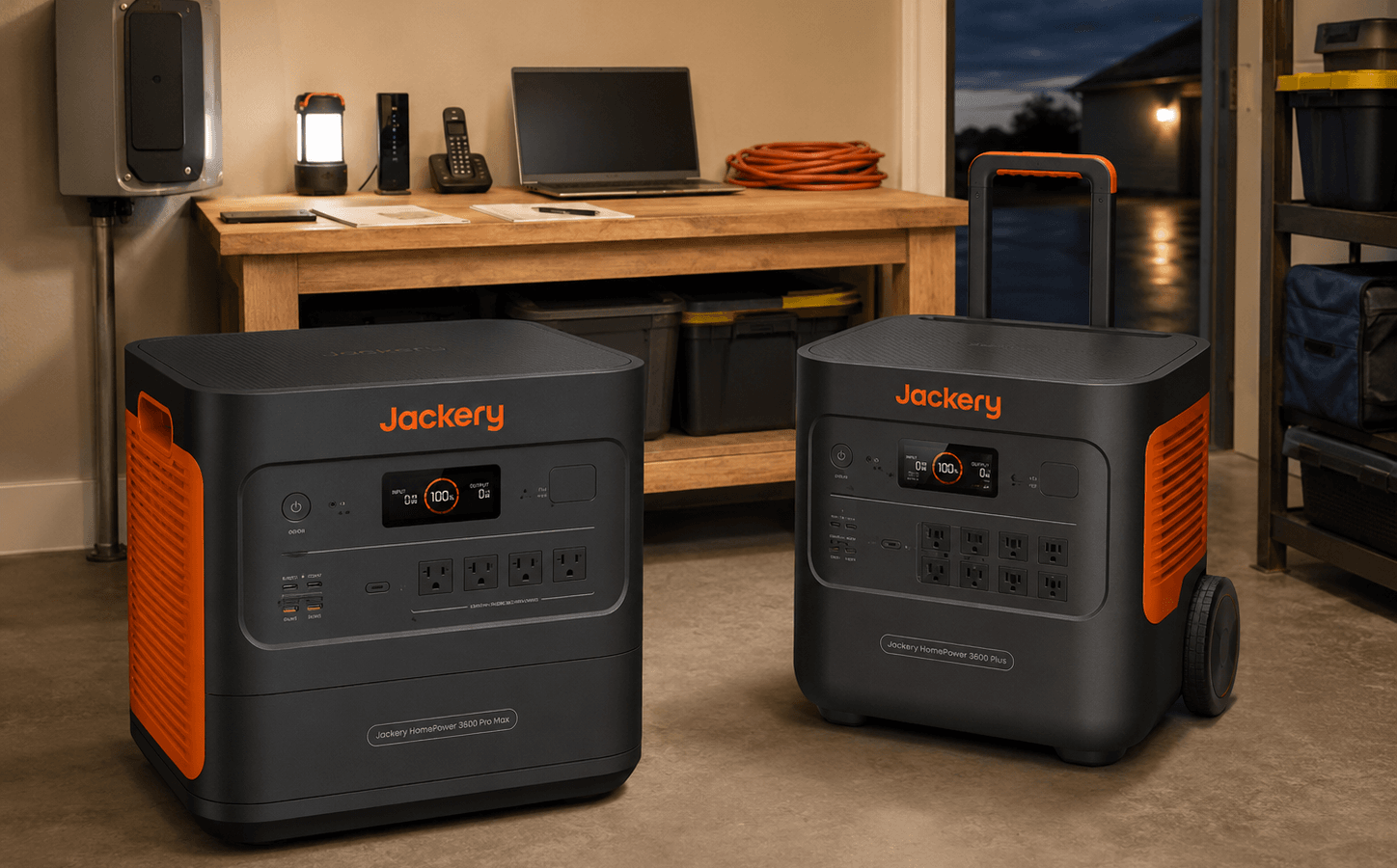 HomePower 3600 Pro Max vs 3600 Plus in a planned home backup comparison setting.