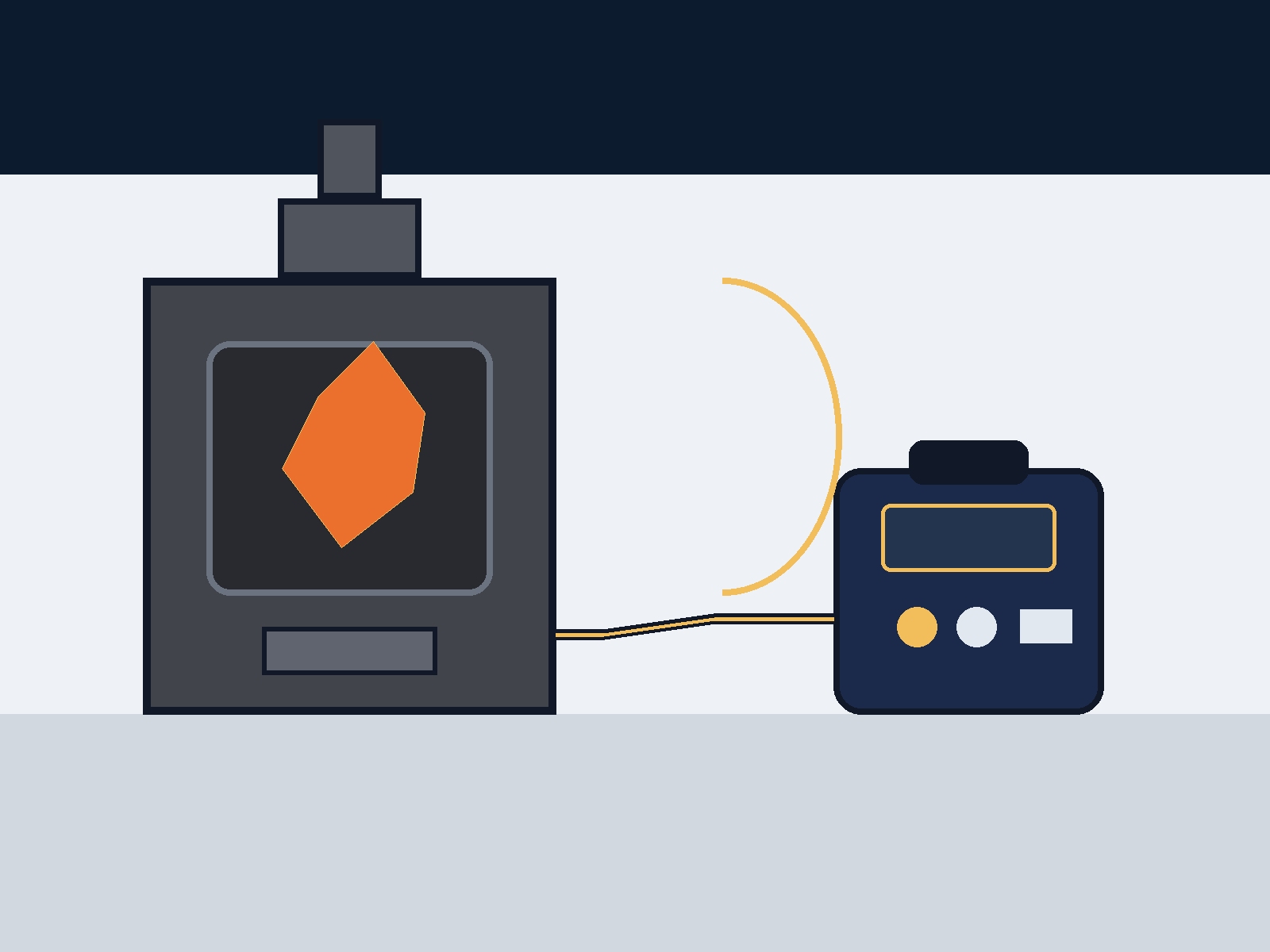 Portable power station placed safely away from a pellet stove for outage runtime planning